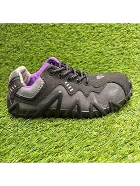 Terra Spider Womens Size 7 Black Gray Purple Composite Toe Safety Work Shoes